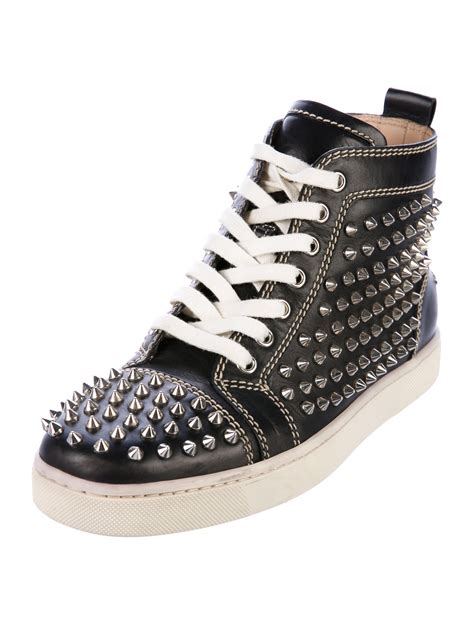 christian louboutin louis spike sneakers.